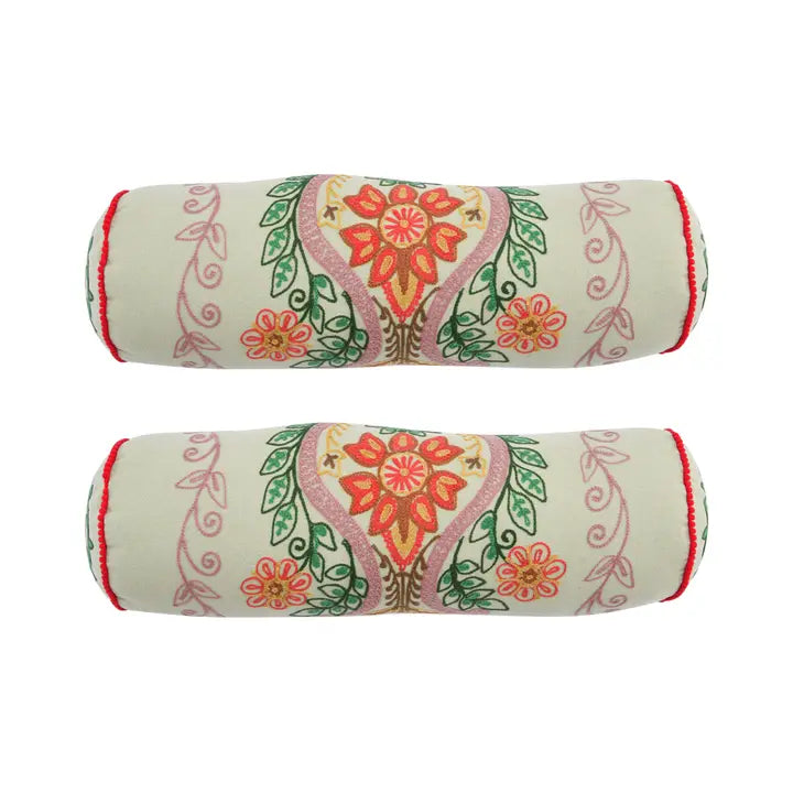 Set/2 Floral Field  Bolster