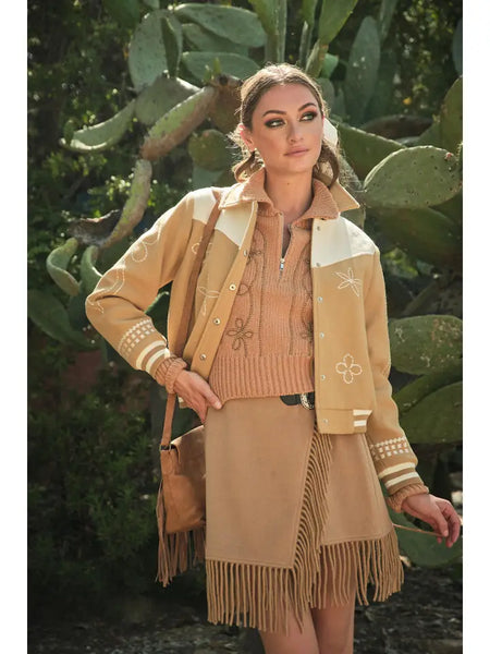 Contrast Bomber Jacket