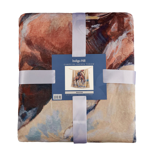 Buster Campfire Sherpa Throw