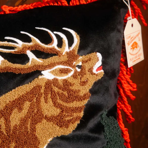 Camp Wandawega Elk Pillow - Camp W