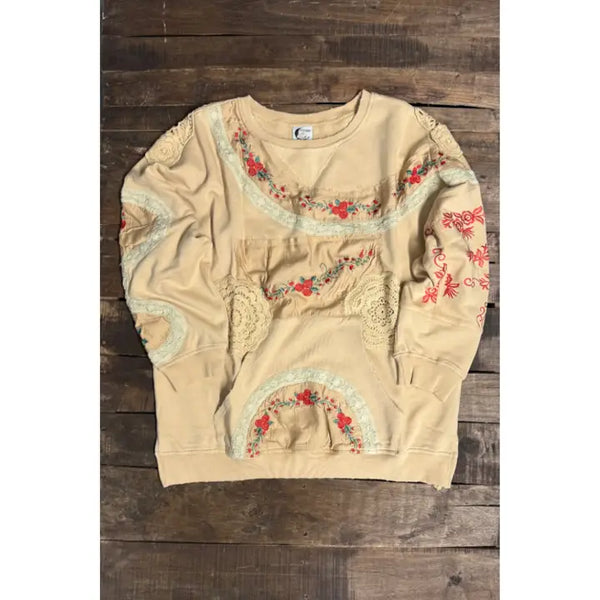 Jaded Gypsy Cloud Dancer Sweatshirt One Size