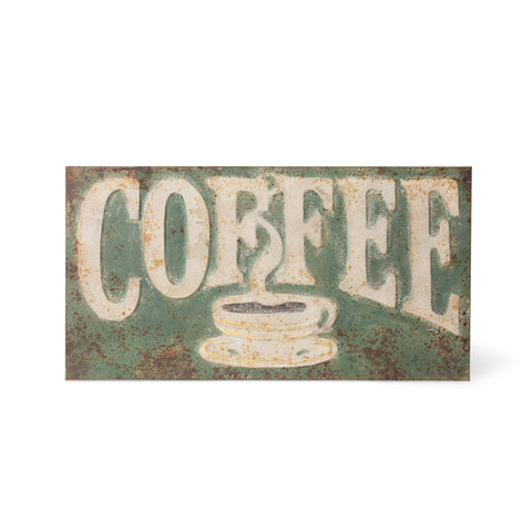 Tin Coffee Shoppe Sign