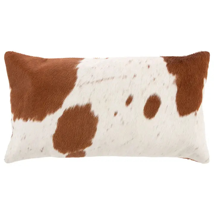 Cowhide Pillow Lumbar