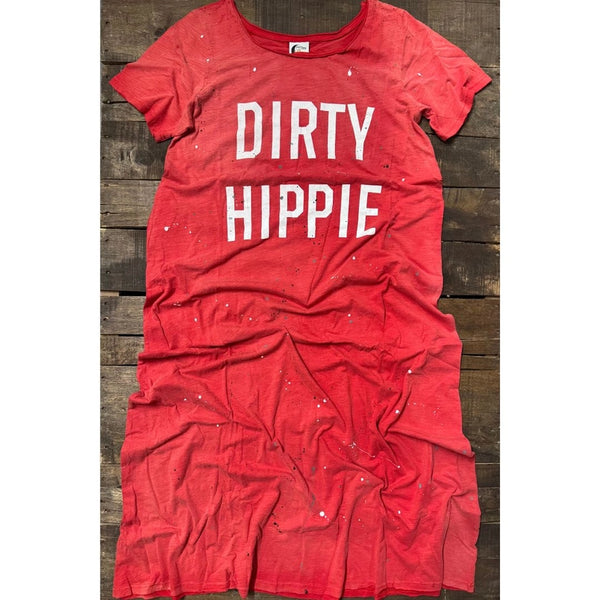 Jaded Gypsy Dirty Hippie Dress Glory Red