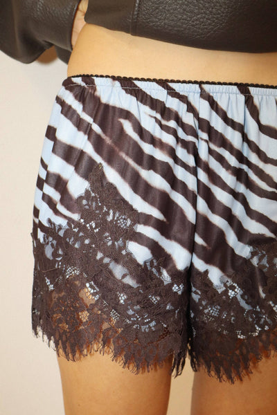 Zebra Lace Shorts