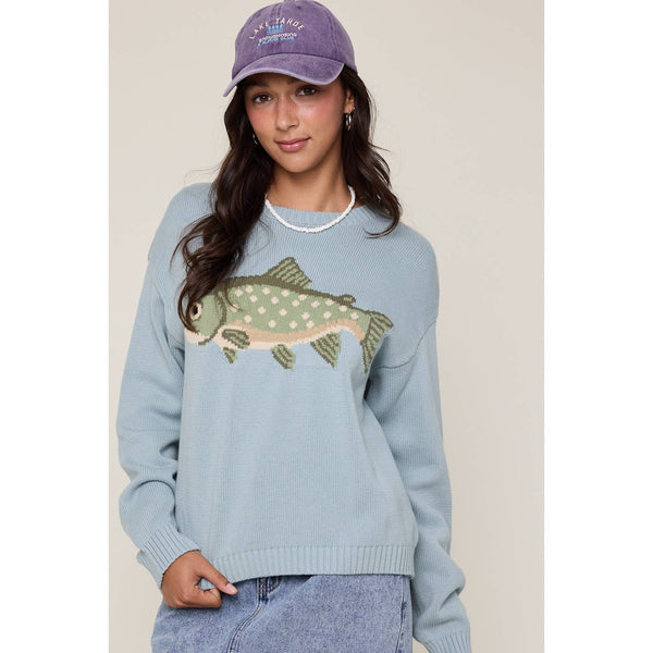 'FISH' SWEATER / WL25-12103