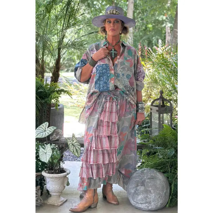 Fields of Dreams Skirt - Faded Garden