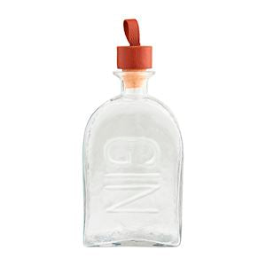 GIN GLASS LEATHER DECANTER