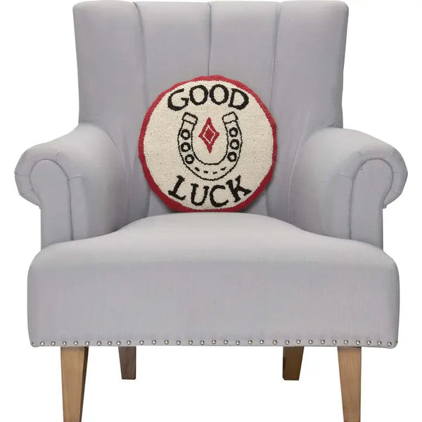 Good Luck Hook Pillow NEW