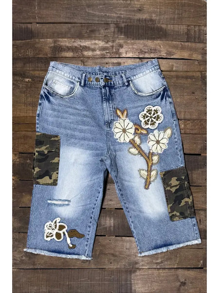 Jaded Gypsy Hidden Trails Shorts - Camo
