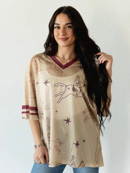 Tan Horse Jersey