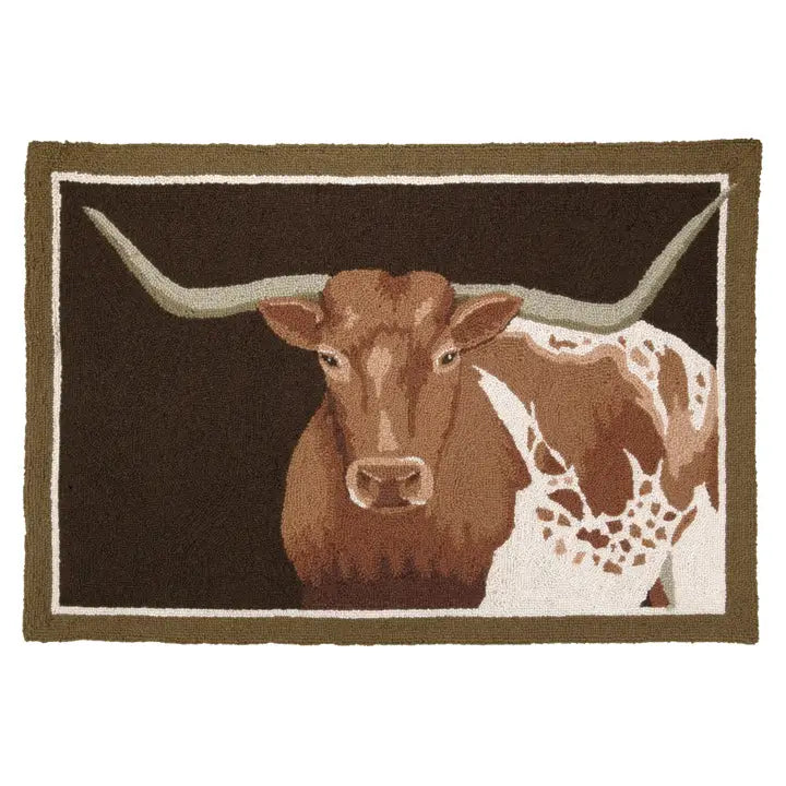 Longhorn Hook Rug