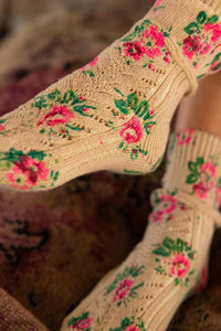 Floral Lil' Dipper Socks