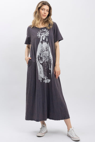 The Crown Of Mary Washed Long Dress