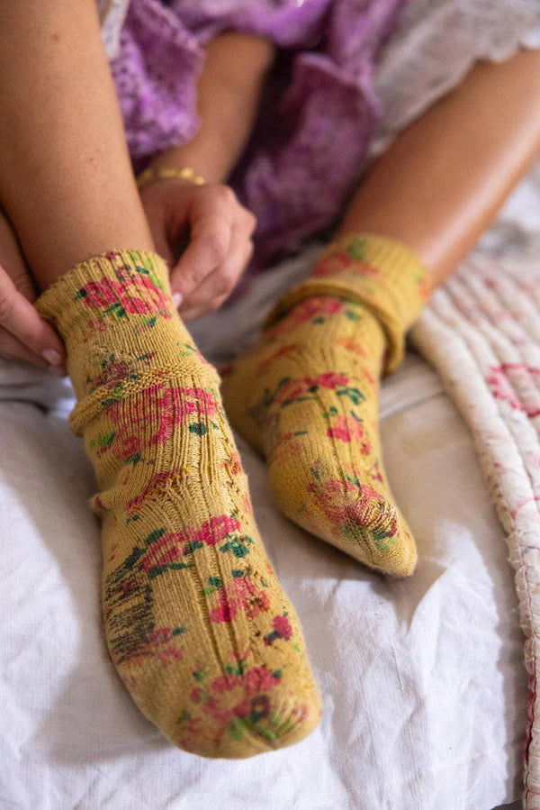 Floral Lil' Dipper Socks