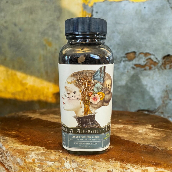 Neurodivergent Nice N' Neurospicy Tea Vintage Science Glass