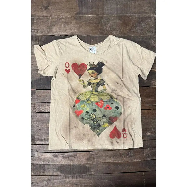 Jaded Gypsy Moon Dance Tee - Queen of Hearts