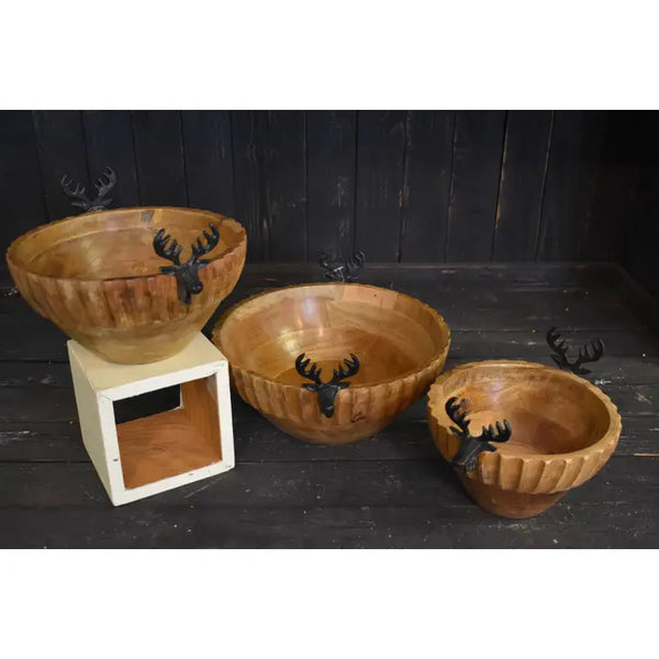 Reindeer Bowls 3 Size Options