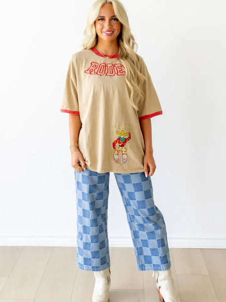 Red Ringer Rodeo Tee