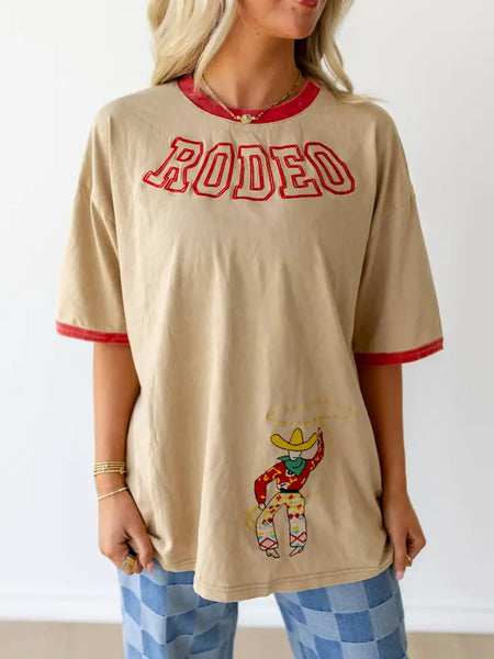 Red Ringer Rodeo Tee