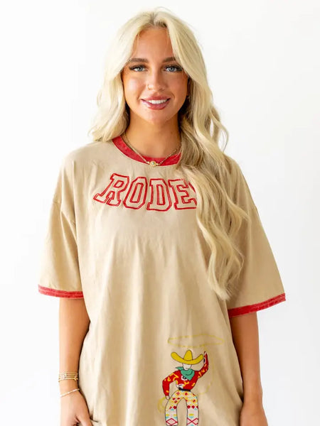 Red Ringer Rodeo Tee