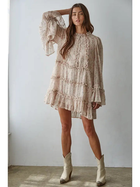 rustic mini dress Rustic Romance Boho Mini Dress | Flirty & Chic Style
