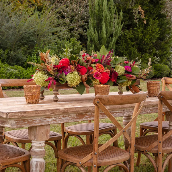 WOODEN SERVING TRAYS ON TURNED LEGS