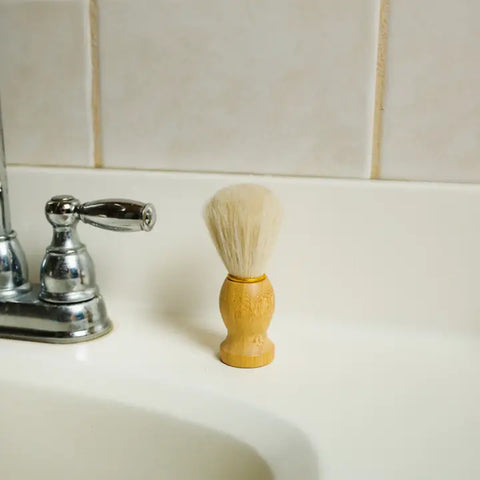 Natural Bristle Shave Brush | Shaving