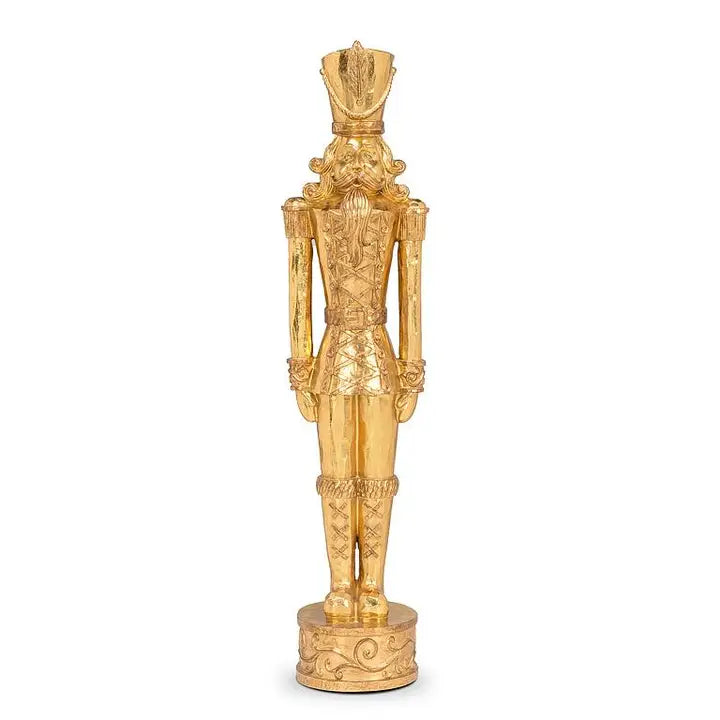 Tall Standing Soldier-Gold-20.5"H