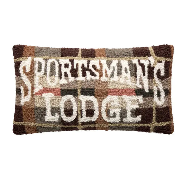 Sportsman's Lodge Hook Pillow