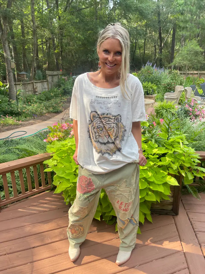 Wingless Tiger Distressed Shirt