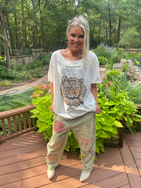 Wingless Tiger Distressed Shirt