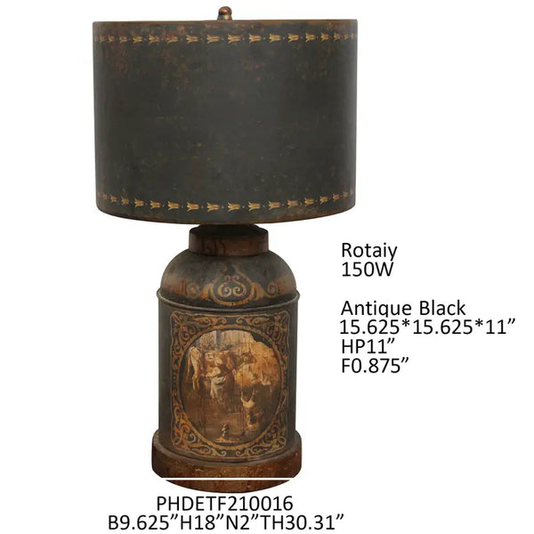 Beurre Tole Lamp