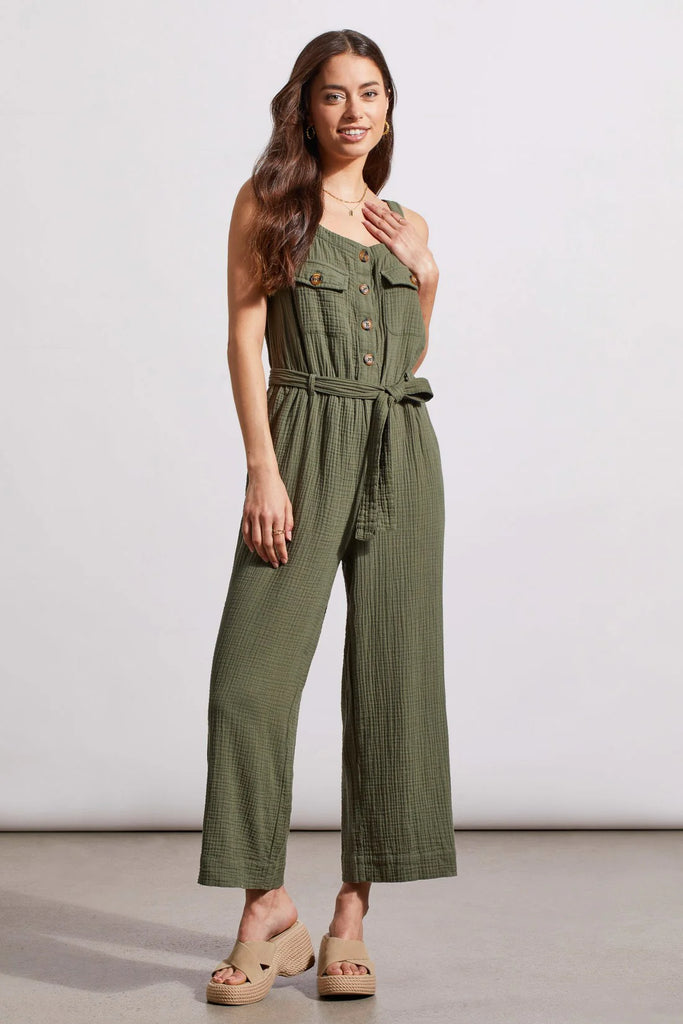 Jumpsuit green color shop