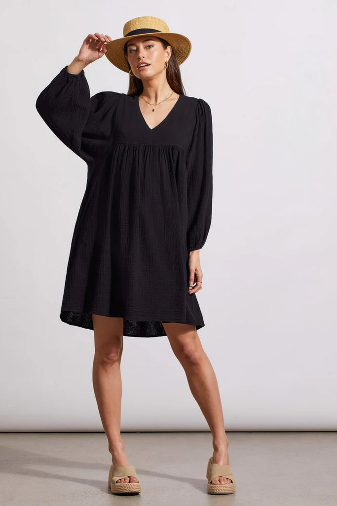 cotton on puff sleeve dress Puff Sleeve Cotton Midi Dress (Women)