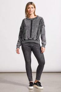 Tribal STONEWASH MIX MEDIA RAGLAN PULLOVER 3 Color Options