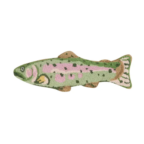 Shaped Trout Hook Pillow