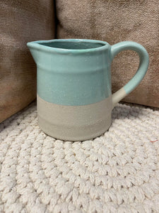 Green Two Tone Pitcher 5"