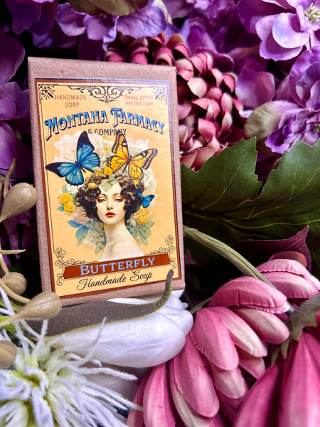 Nouveau Butterfly Soap