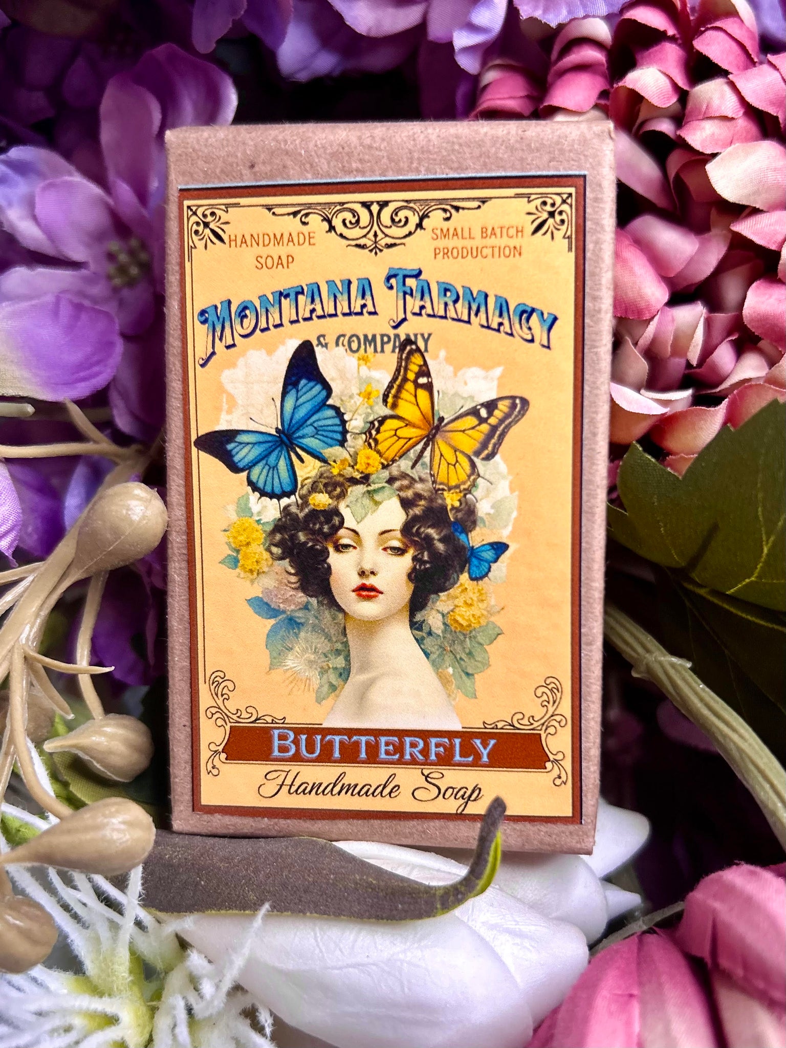 Nouveau Butterfly Soap