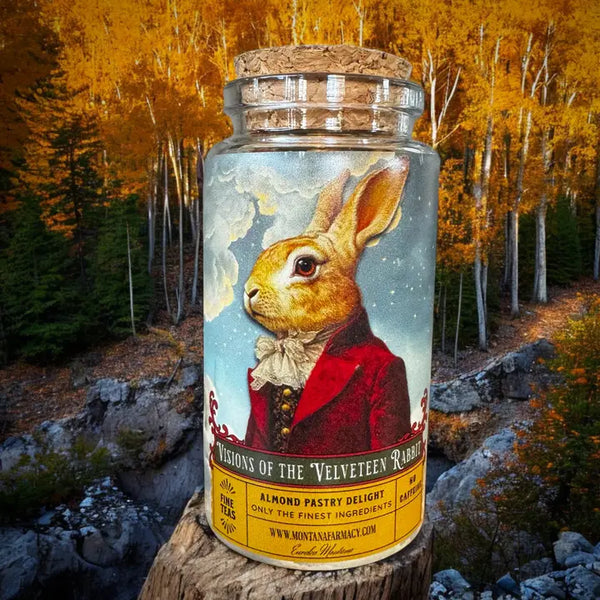 Visions of the Velveteen Rabbit Corked Apothecary Tea Jar