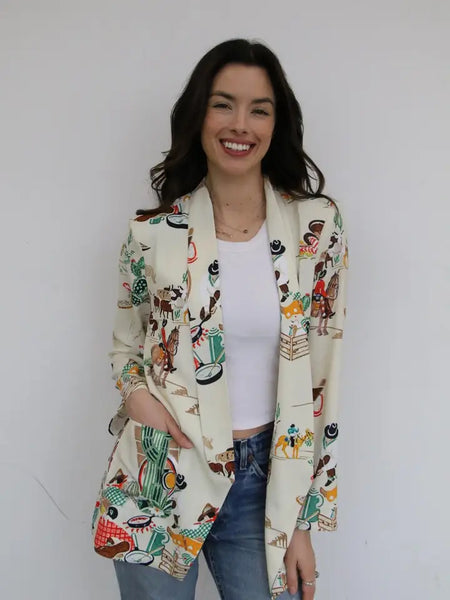 Ivory Wagon Blazer