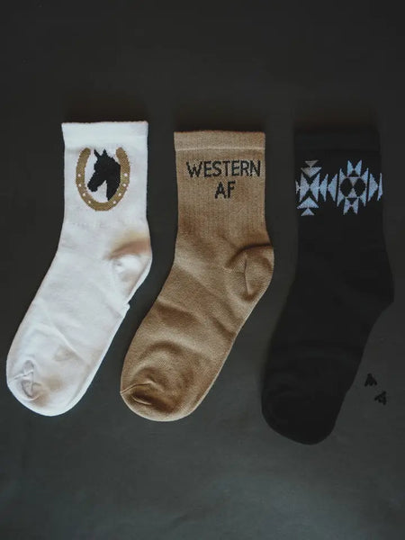 Sock Em Silly *Western Af Socks