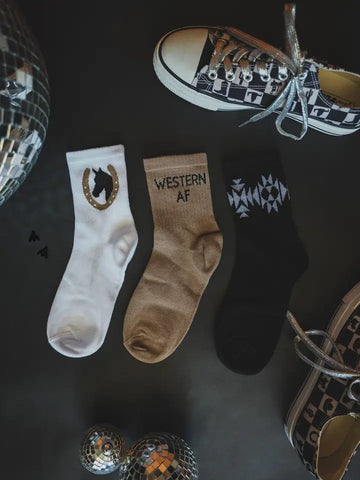 Sock Em Silly *Western Af Socks