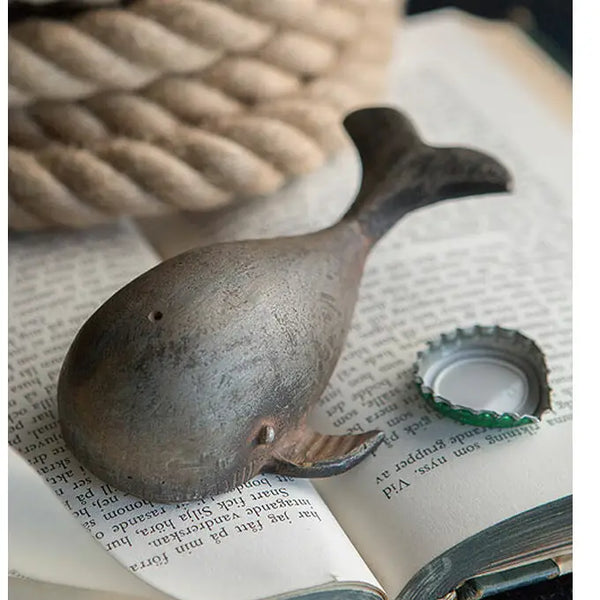 Pewter Whale Bottle Opener