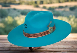 Charlie 1 Horse White Sands Hat Turquoise