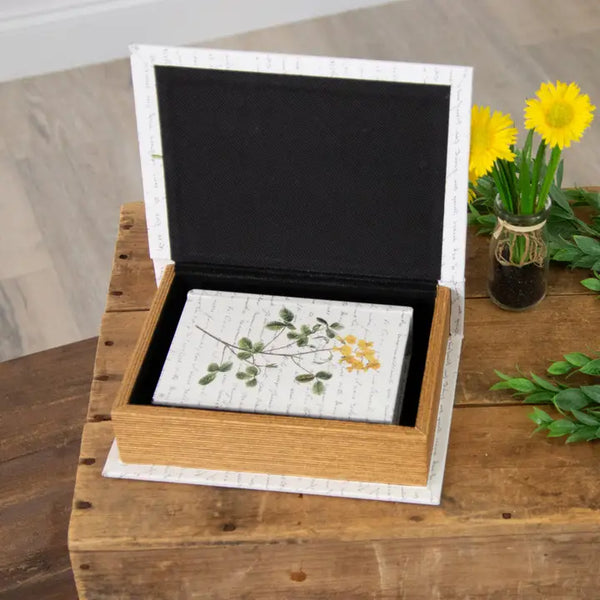 Yellow Flowers Book Boxes