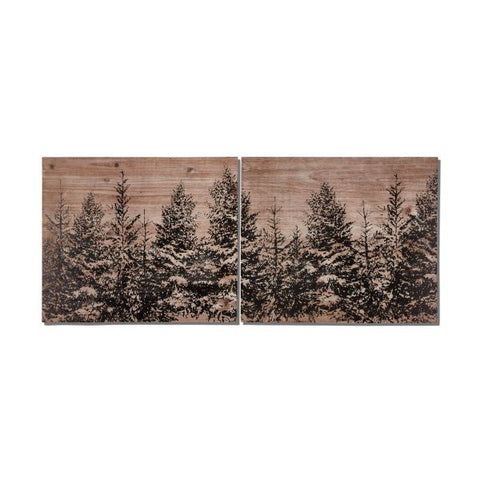 Winter Forest Trees Print