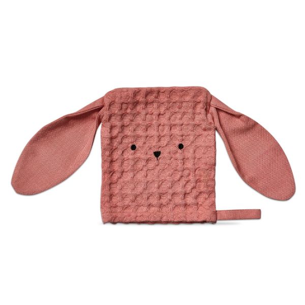 Bunny Waffle Weave Bath Mitt