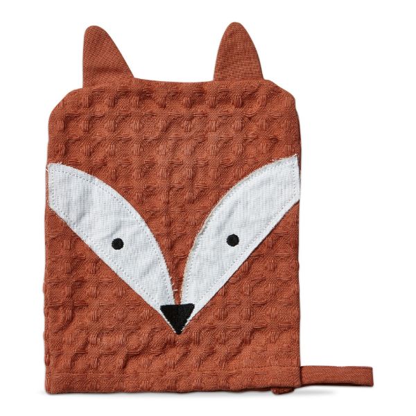 Fox Waffle Weave Bath Mitt